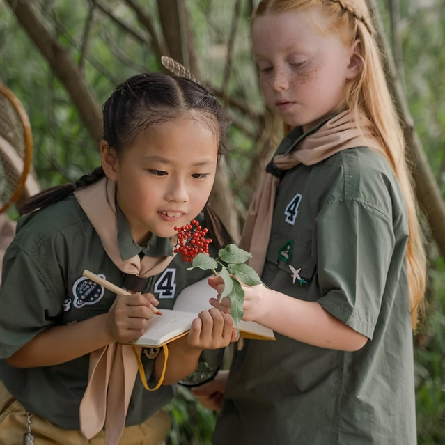 Children exploring nature together